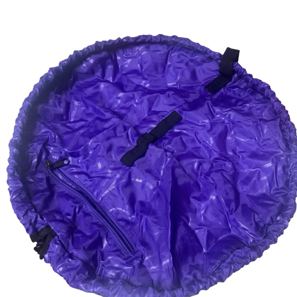 Lay/N/Go Purple Drawstring Cosmetic Bag